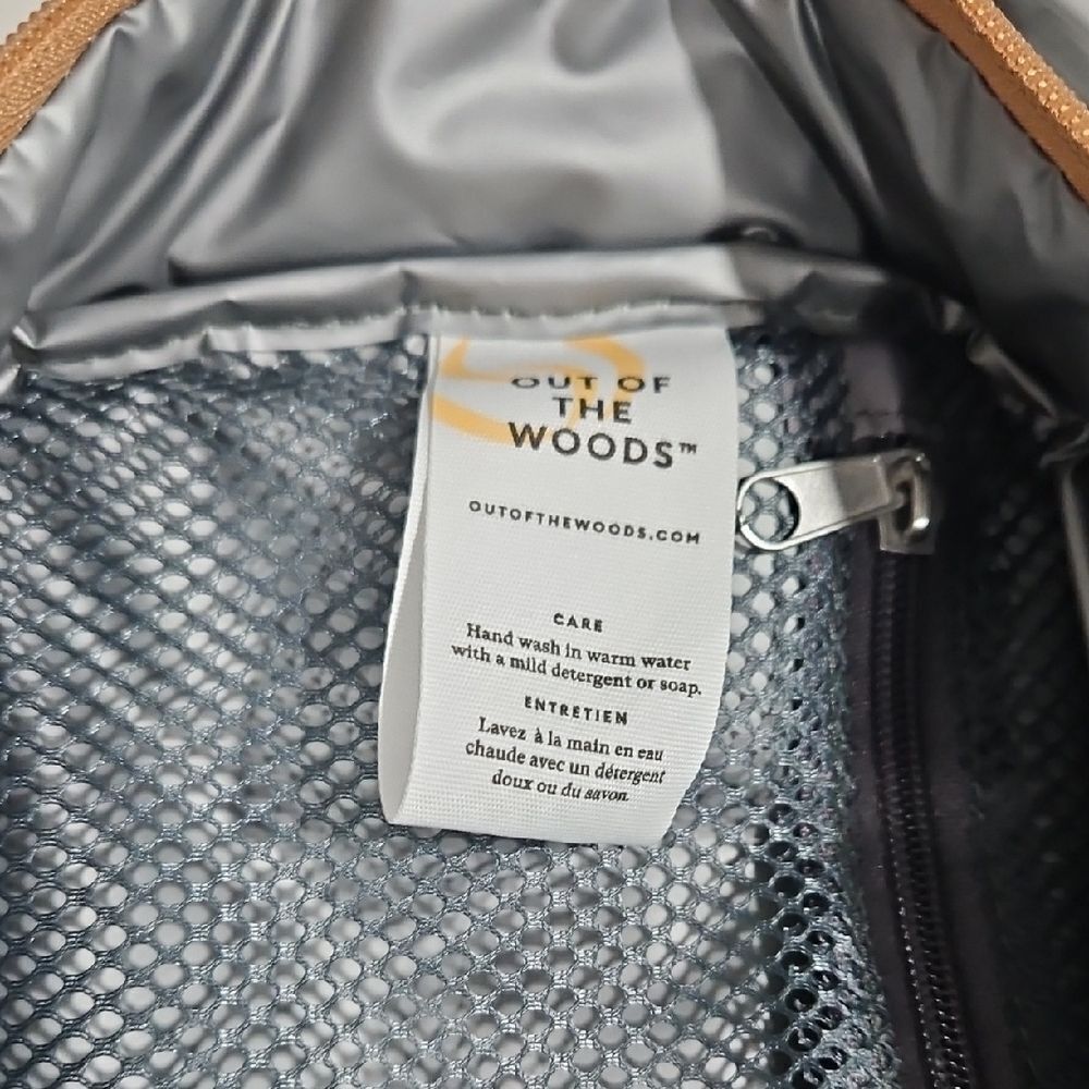 Tan Backpack with Orange Straps - Picture 9 of 10